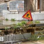 Favara: il tombino della fontana in via Fonte Canali è intasato, a rischio allagamento. (Il video)