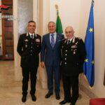 Il Comandante della Legione Carabinieri Sicilia, Generale di Divisione Rosario Castello, incontra i Carabinieri e il Prefetto di Agrigento.