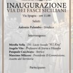 Favara. Venerdì 26 maggio alle ore 11.00, l’inaugurazione ufficiale delle via dedicata ai Fasci Siciliani