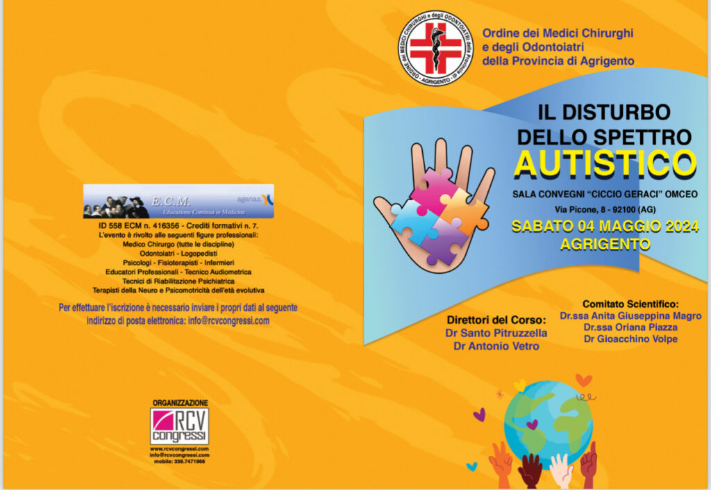 Omceo di Agrigento accende un focus su “Il disturbo dello spettro autistico”